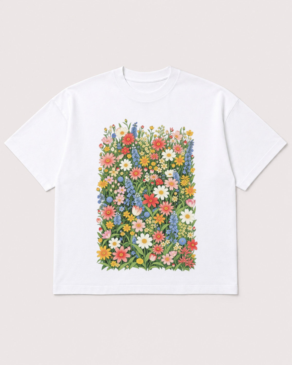 Mockup Boxy Heavyweight Tee White product