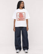 Mockup Boxy Heavyweight Tee White female full-body 04