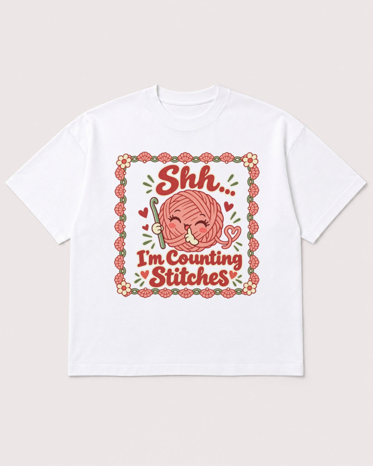 Mockup Boxy Heavyweight Tee White product
