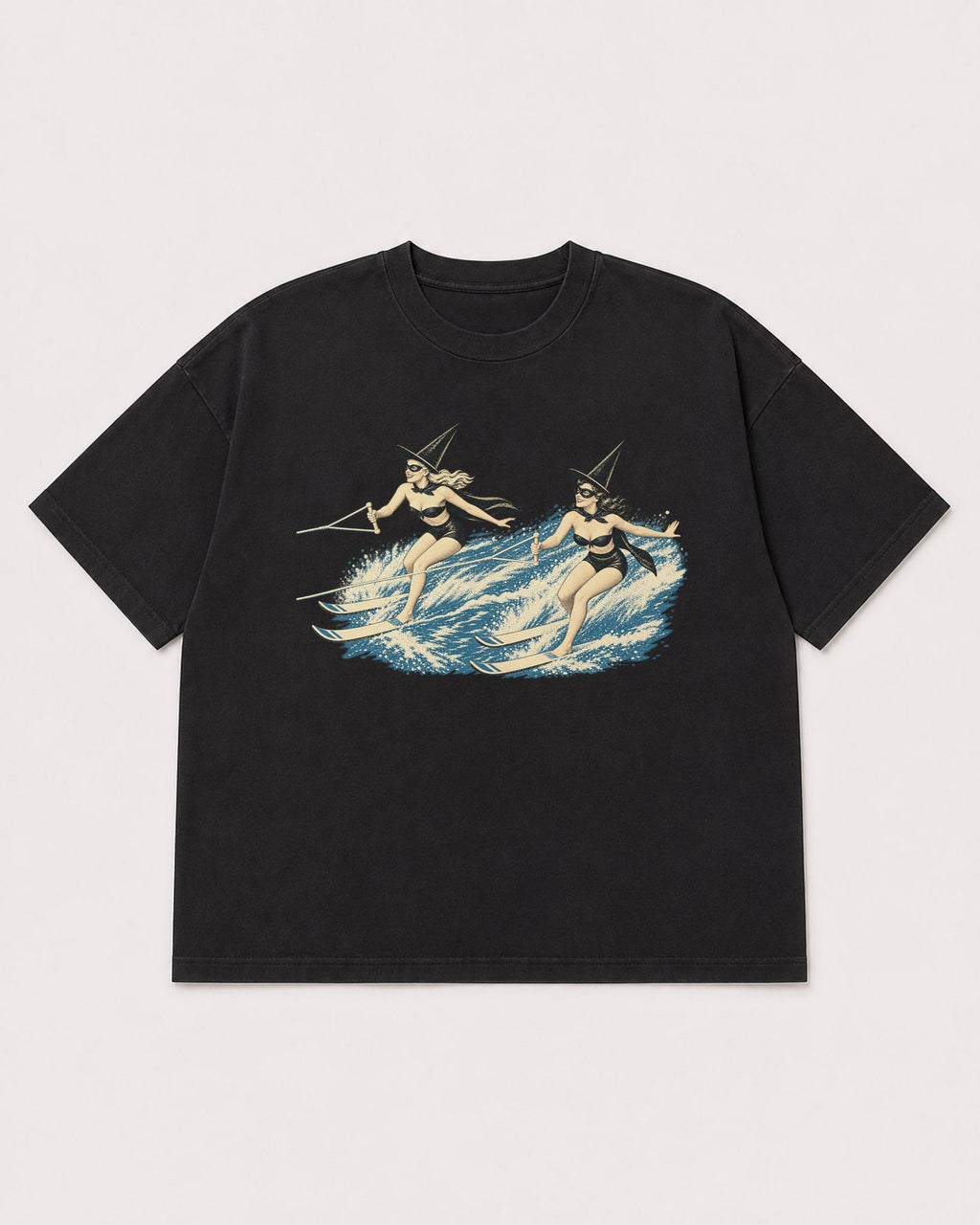 Mockup Boxy Heavyweight Tee Black product