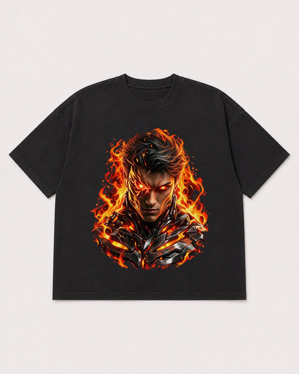 Mockup Boxy Heavyweight Tee Black product