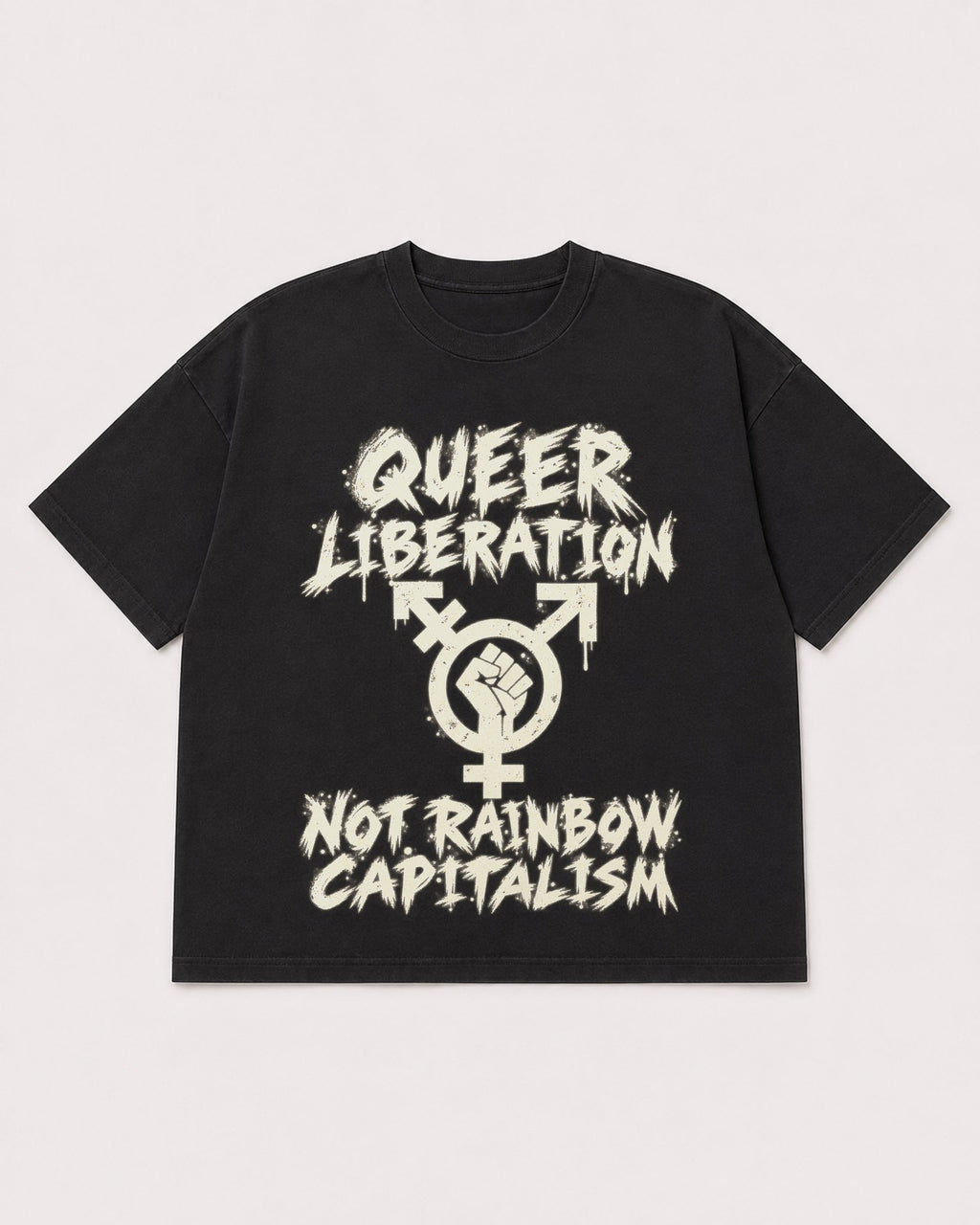 Mockup Boxy Heavyweight Tee Black product