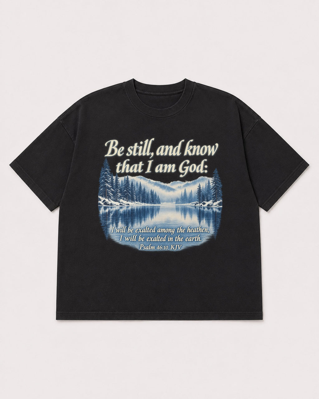 Mockup Boxy Heavyweight Tee Black product