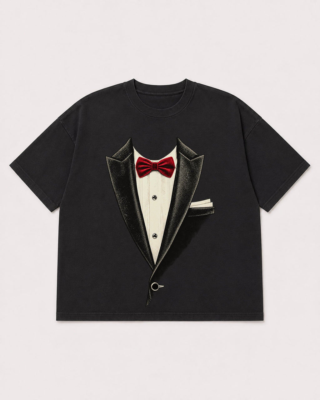 Mockup Boxy Heavyweight Tee Black product