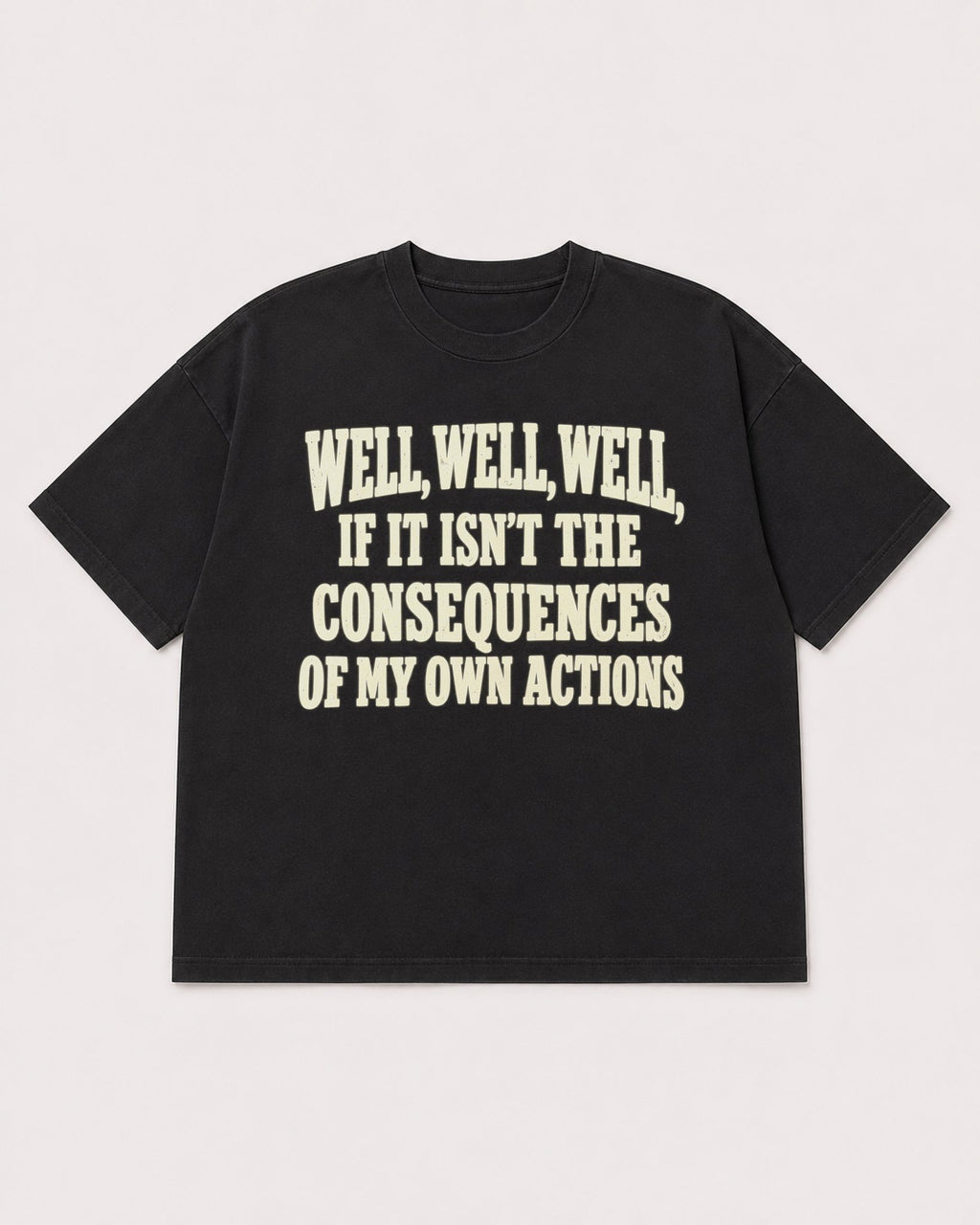 Mockup Boxy Heavyweight Tee Black product
