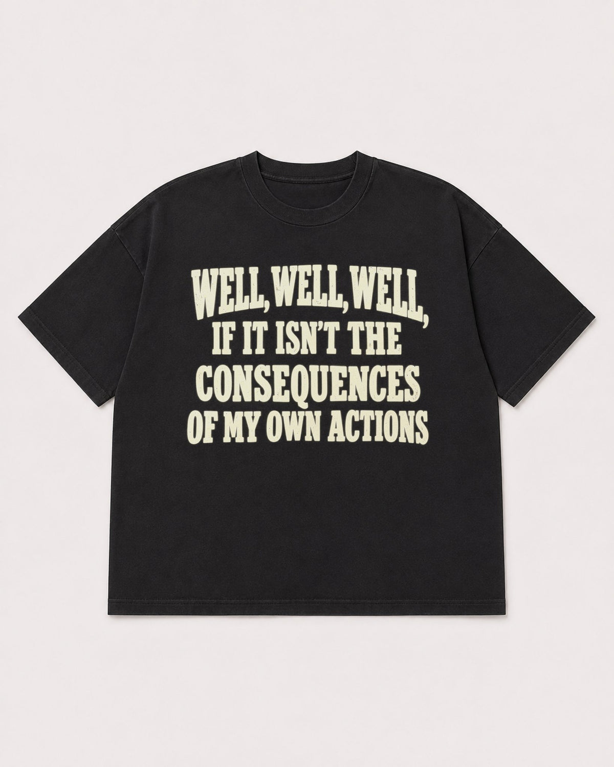 Mockup Boxy Heavyweight Tee Black product