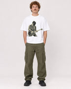 Mockup Boxy Heavyweight Tee White male full-body 09