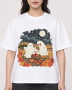 Mockup Boxy Heavyweight Tee White female close-up 03