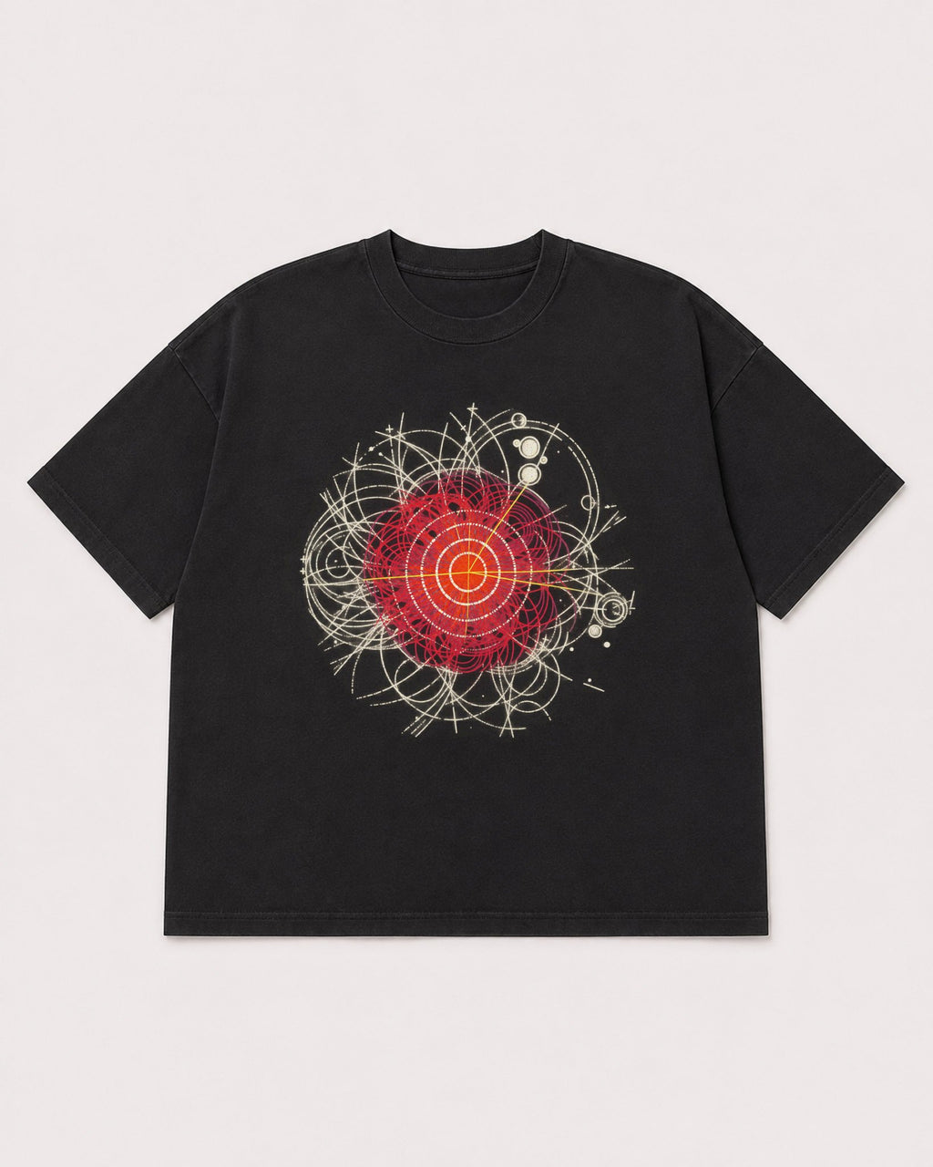 Mockup Boxy Heavyweight Tee Black product