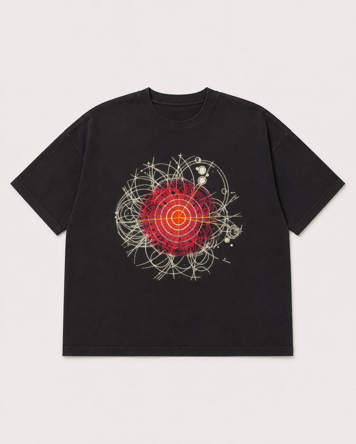 Mockup Boxy Heavyweight Tee Black product