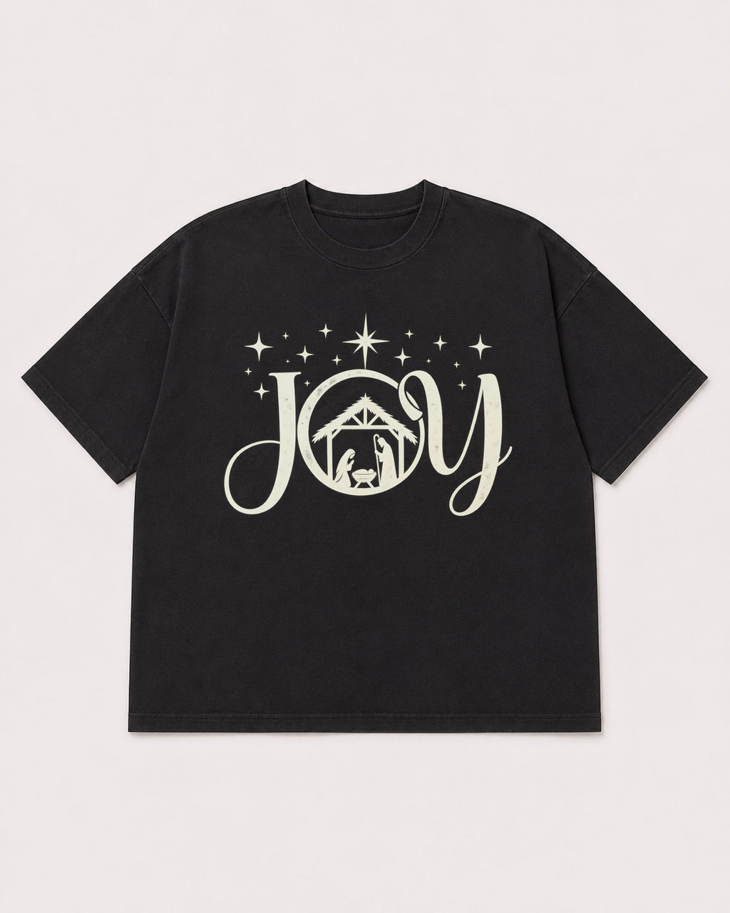 Mockup Boxy Heavyweight Tee Black product