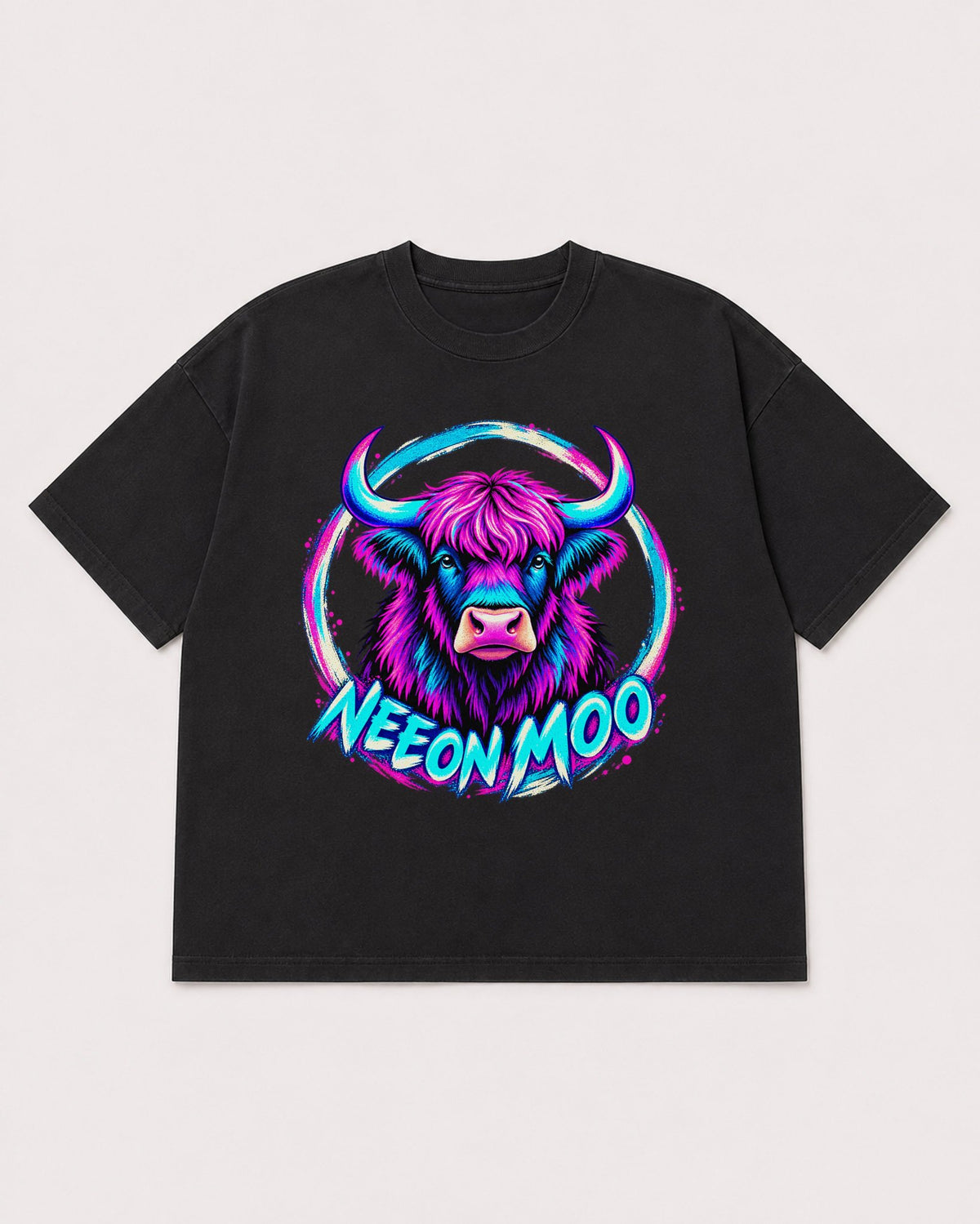 Mockup Boxy Heavyweight Tee Black product