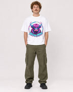 Mockup Boxy Heavyweight Tee White male full-body 09