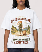 Mockup Boxy Heavyweight Tee White female close-up 04
