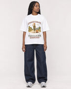 Mockup Boxy Heavyweight Tee White female full-body 04