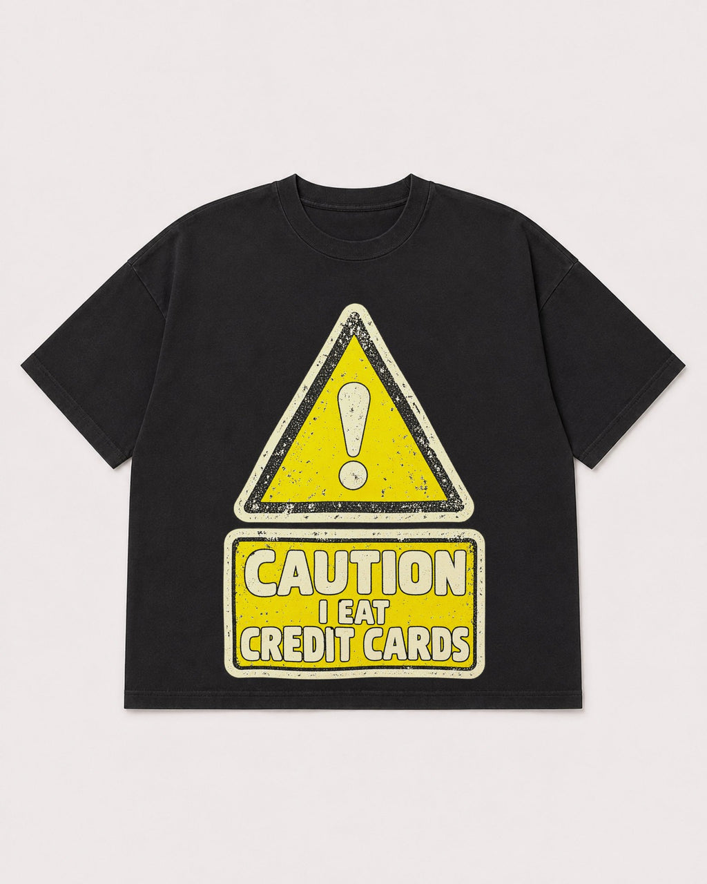 Mockup Boxy Heavyweight Tee Black product