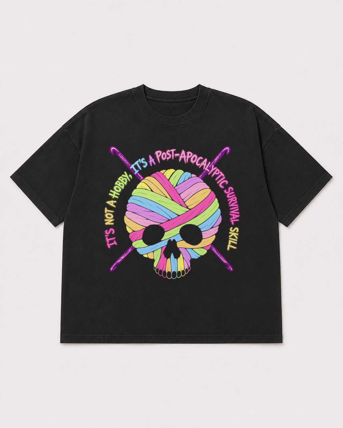 Mockup Boxy Heavyweight Tee Black product