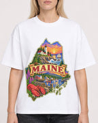 Mockup Boxy Heavyweight Tee White female close-up 08