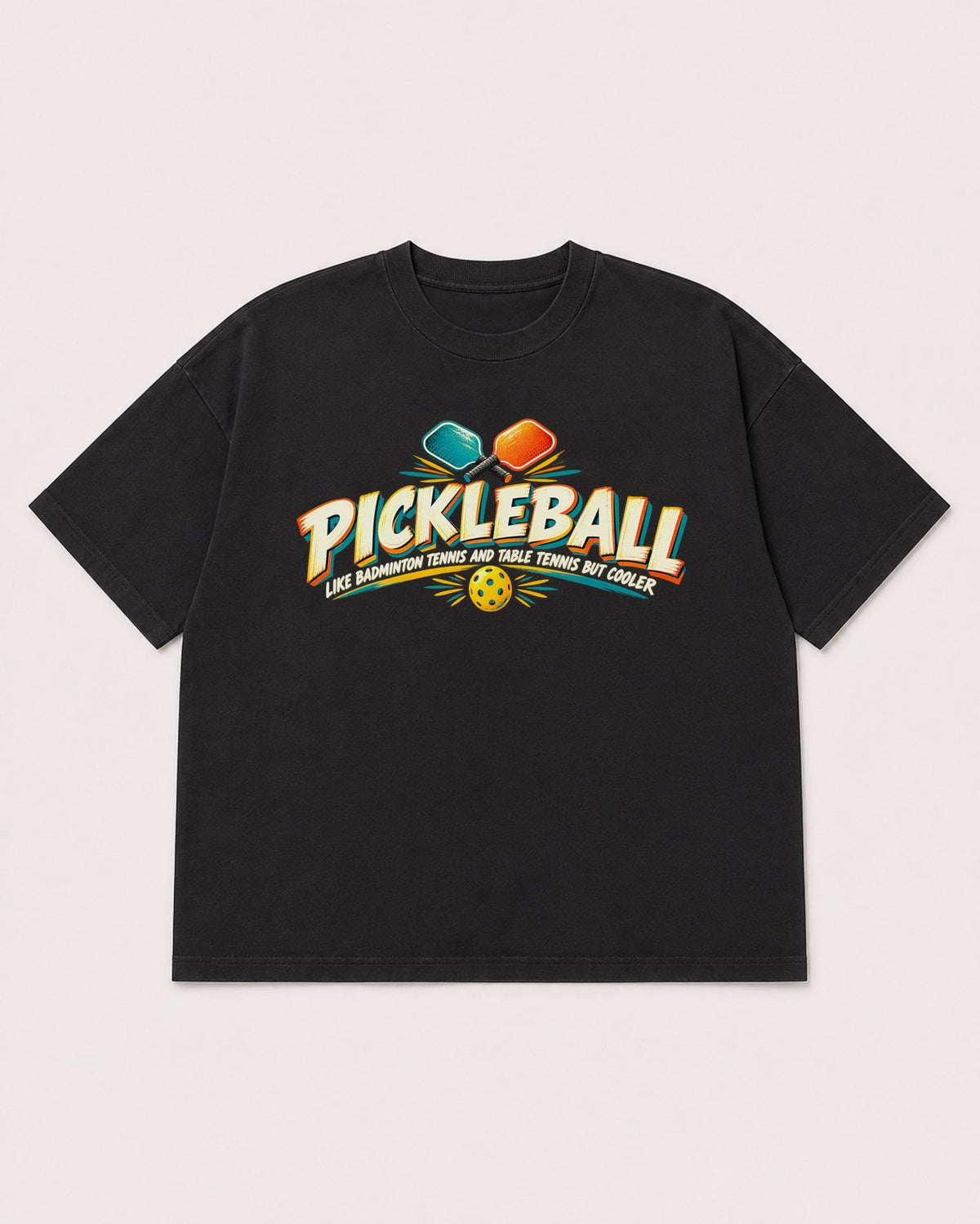 Mockup Boxy Heavyweight Tee Black product