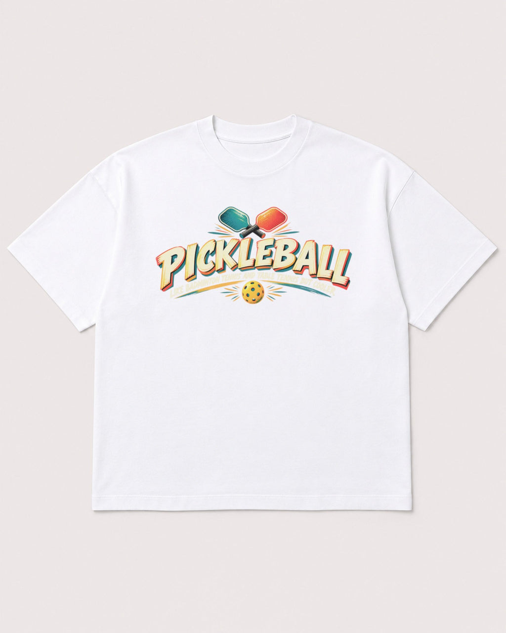 Mockup Boxy Heavyweight Tee White product