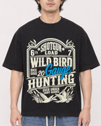 Mockup Boxy Heavyweight Tee Black male close-up 03