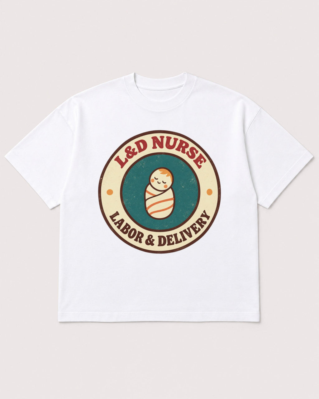 Mockup Boxy Heavyweight Tee White product