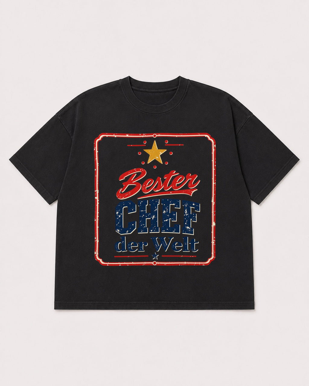 Mockup Boxy Heavyweight Tee Black product