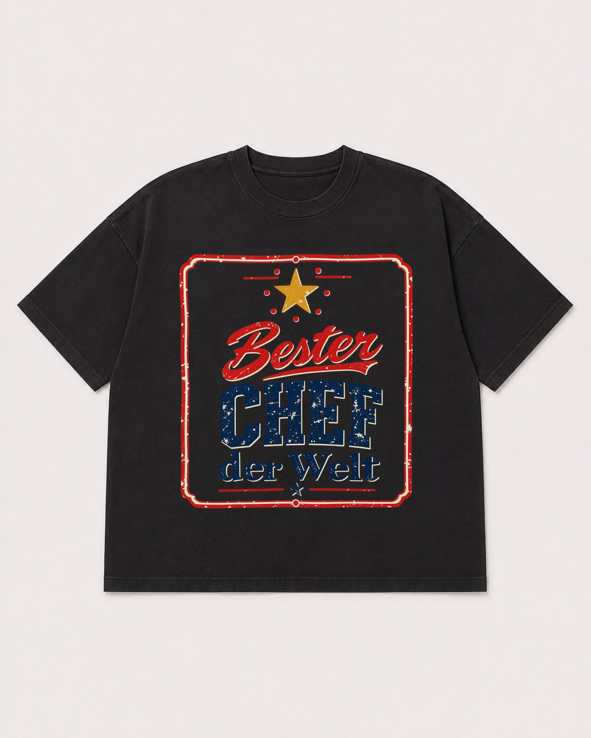 Mockup Boxy Heavyweight Tee Black product