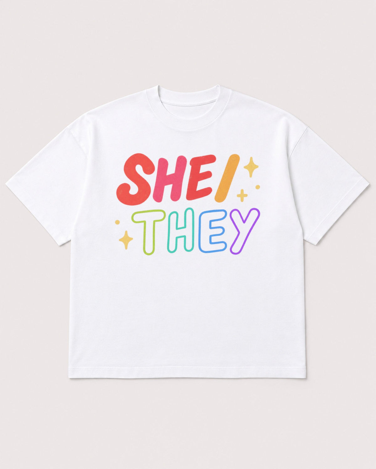 Mockup Boxy Heavyweight Tee White product