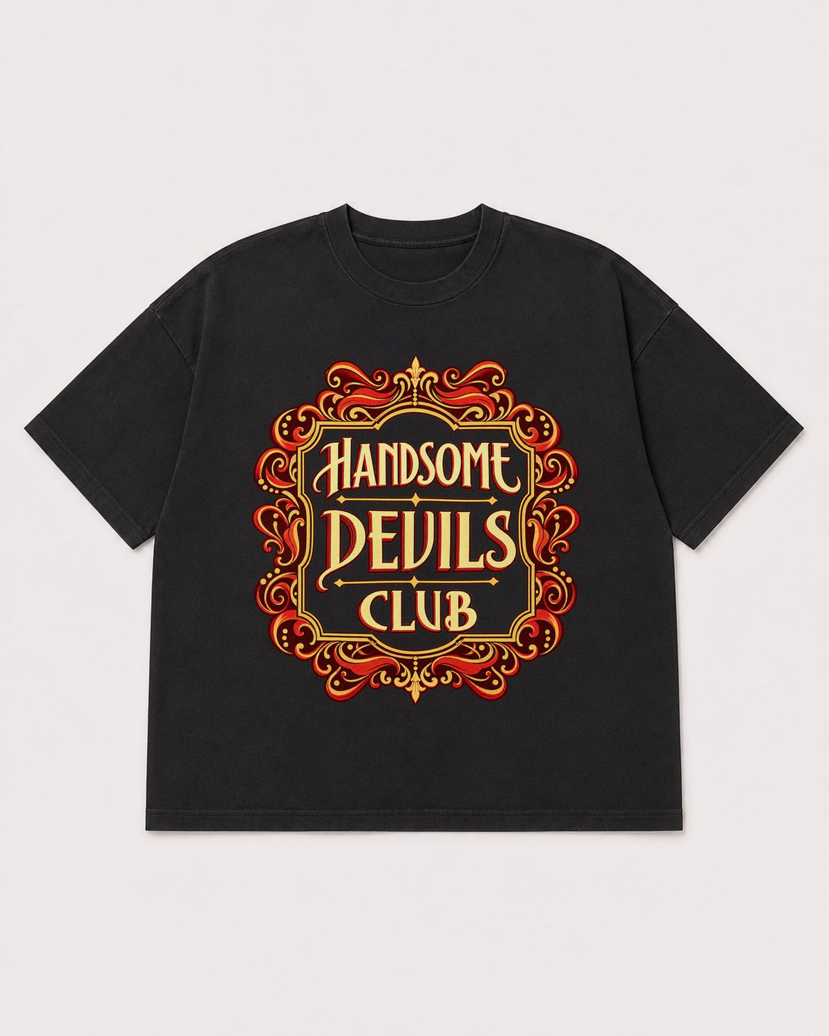 Mockup Boxy Heavyweight Tee Black product