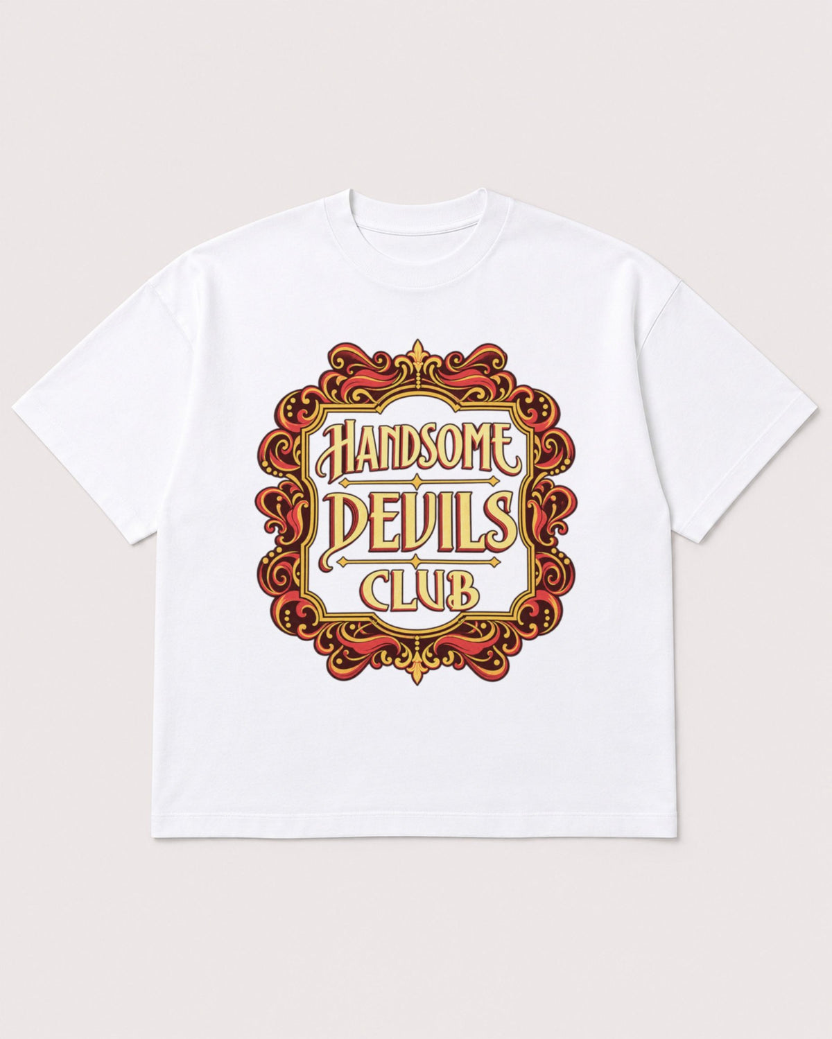 Mockup Boxy Heavyweight Tee White product