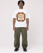 Mockup Boxy Heavyweight Tee White male full-body 04