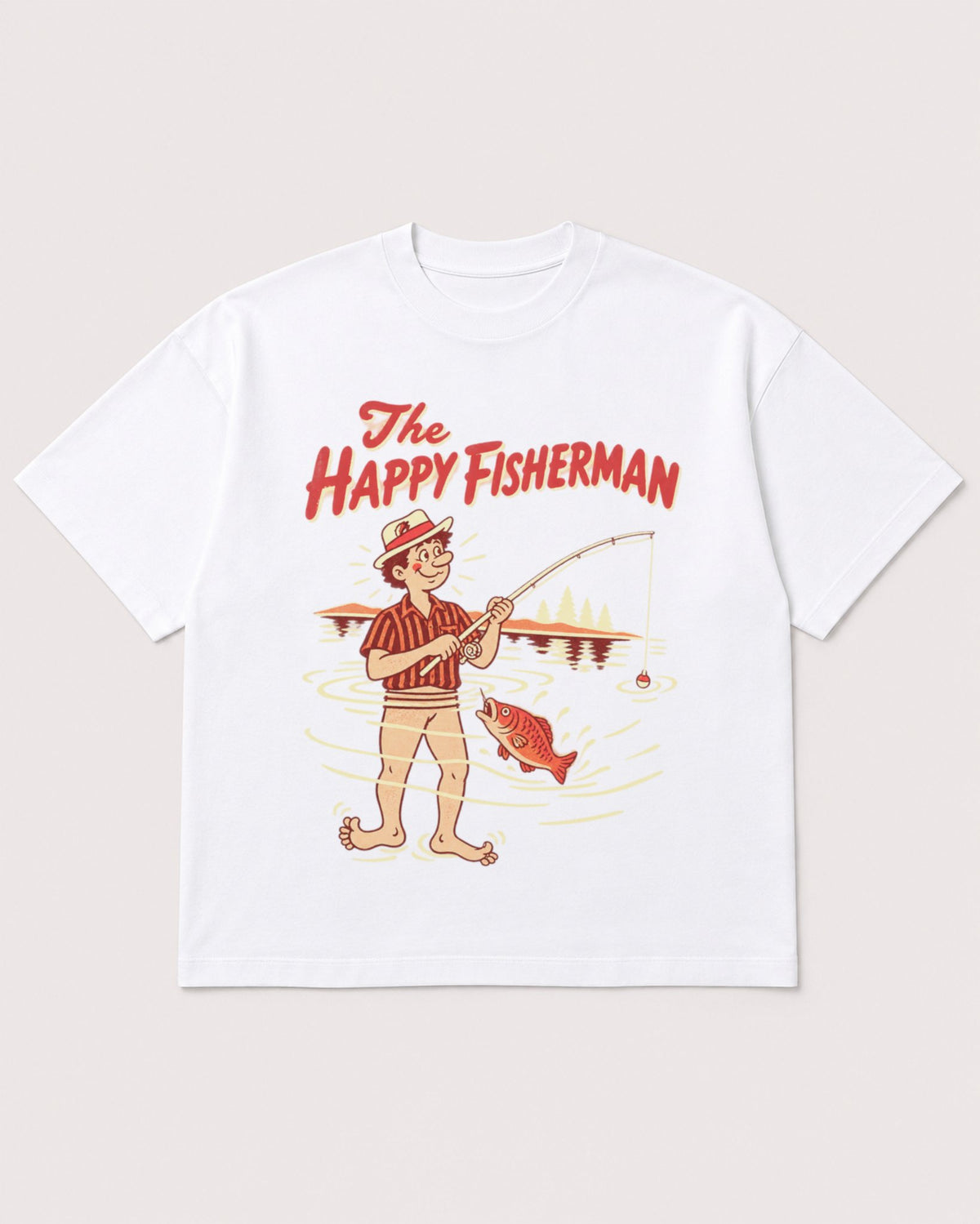 Mockup Boxy Heavyweight Tee White product