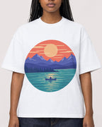 Mockup Boxy Heavyweight Tee White female close-up 04