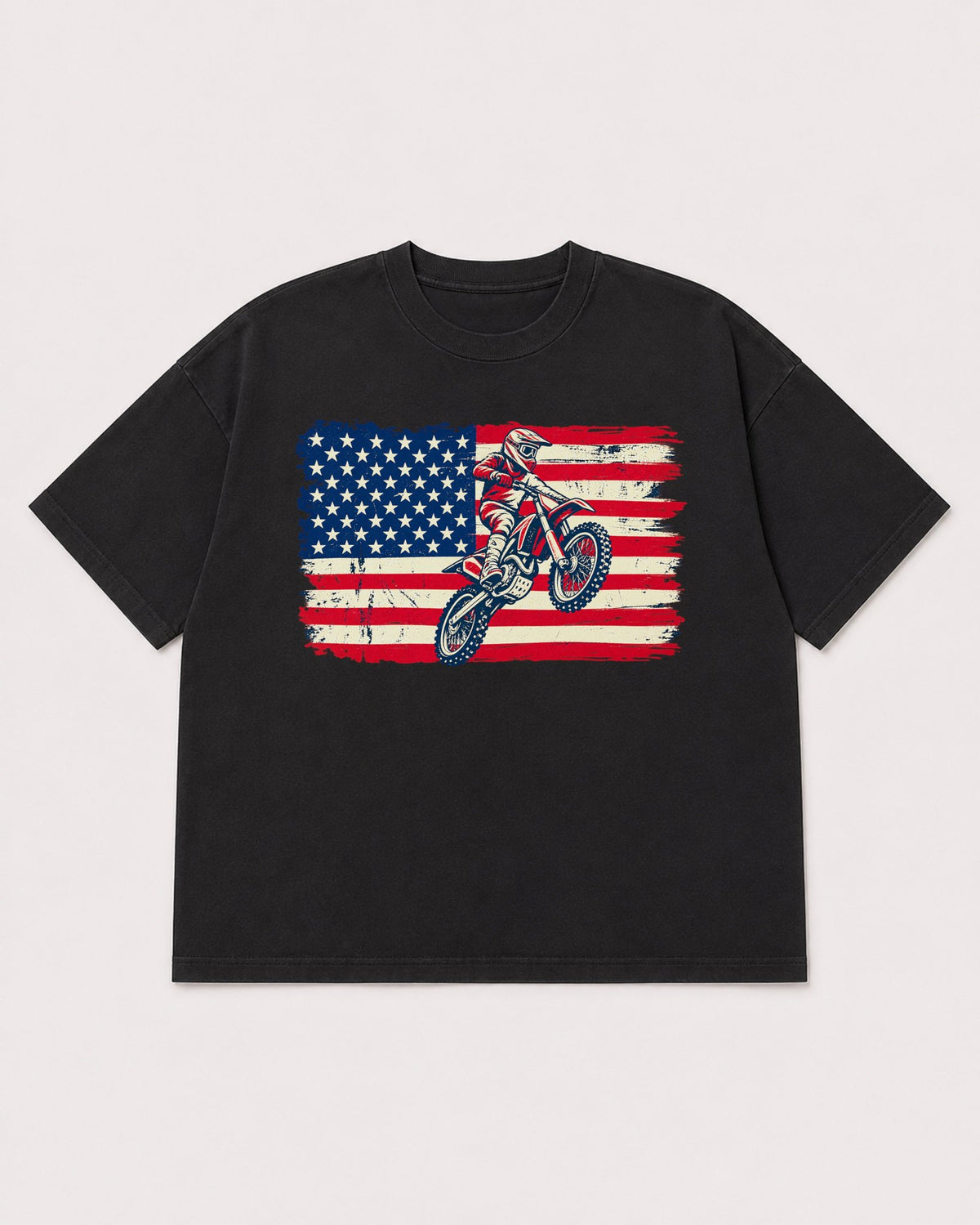 Mockup Boxy Heavyweight Tee Black product