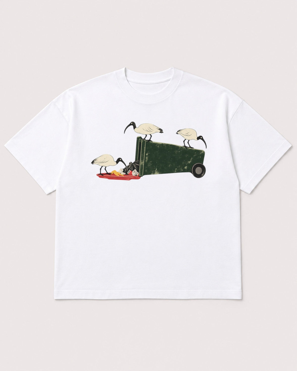 Mockup Boxy Heavyweight Tee White product