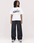 Mockup Boxy Heavyweight Tee White female full-body 24