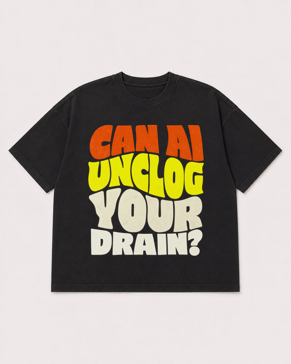 Mockup Boxy Heavyweight Tee Black product