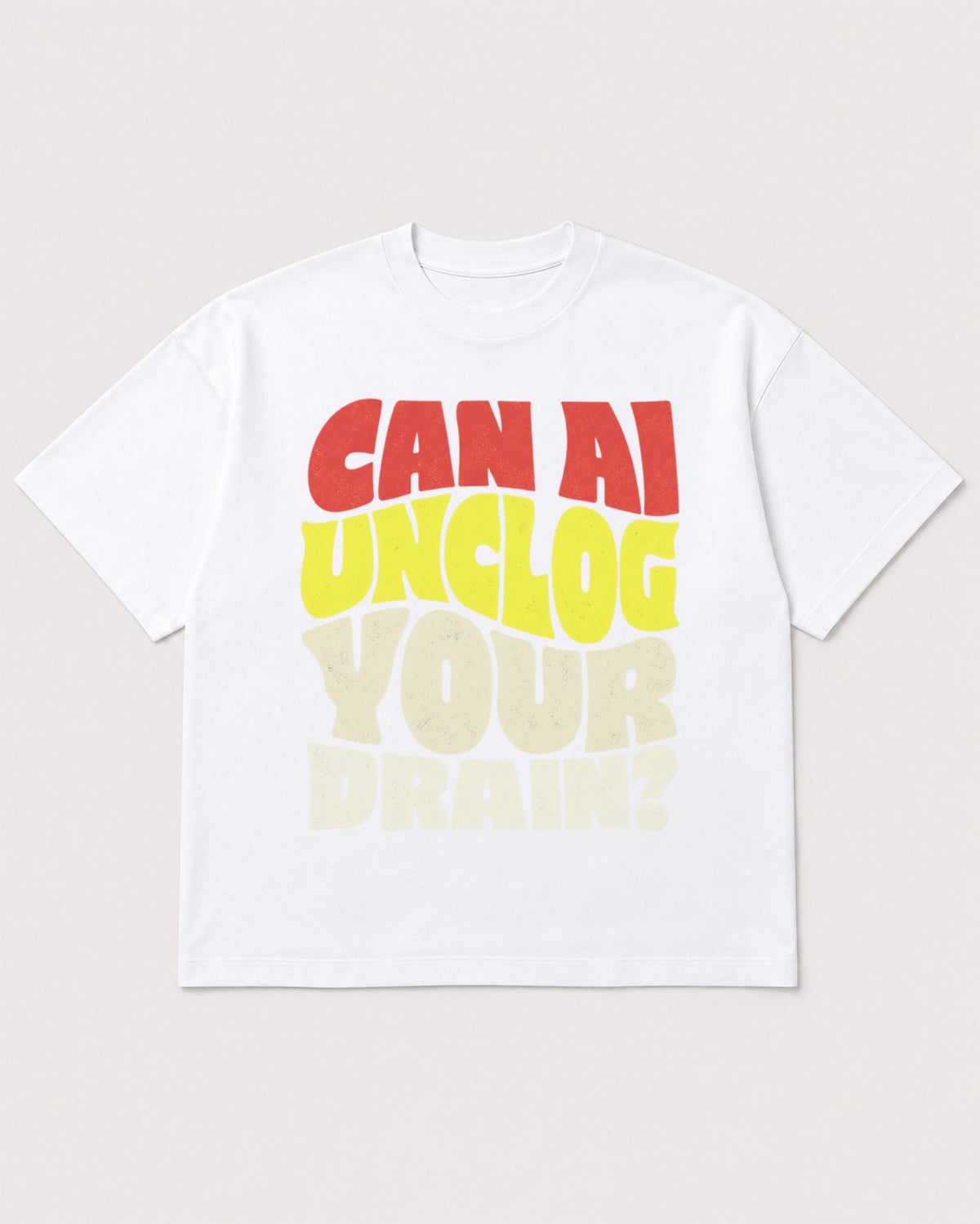 Mockup Boxy Heavyweight Tee White product