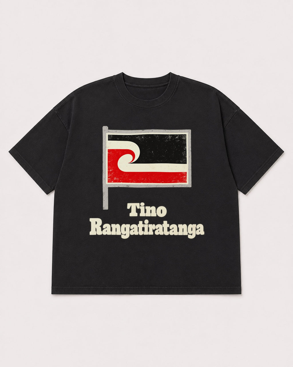 Mockup Boxy Heavyweight Tee Black product
