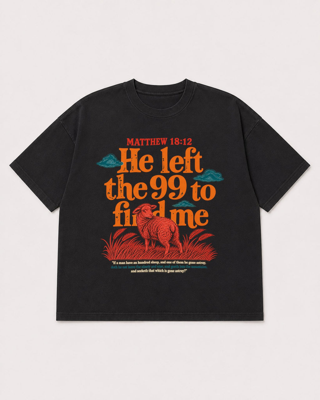 Mockup Boxy Heavyweight Tee Black product