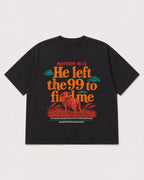 Mockup Boxy Heavyweight Tee Black product
