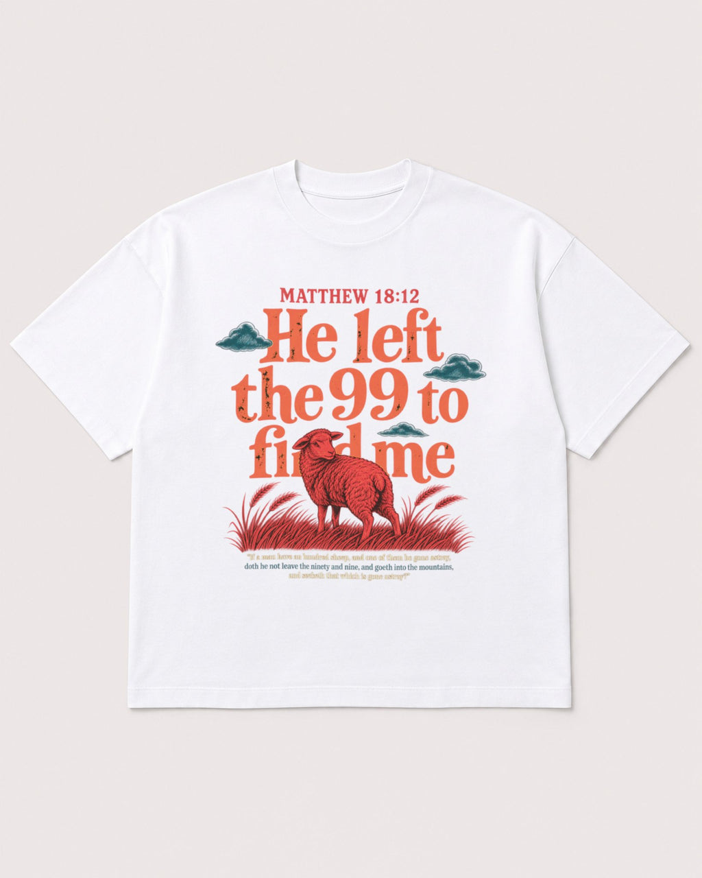 Mockup Boxy Heavyweight Tee White product