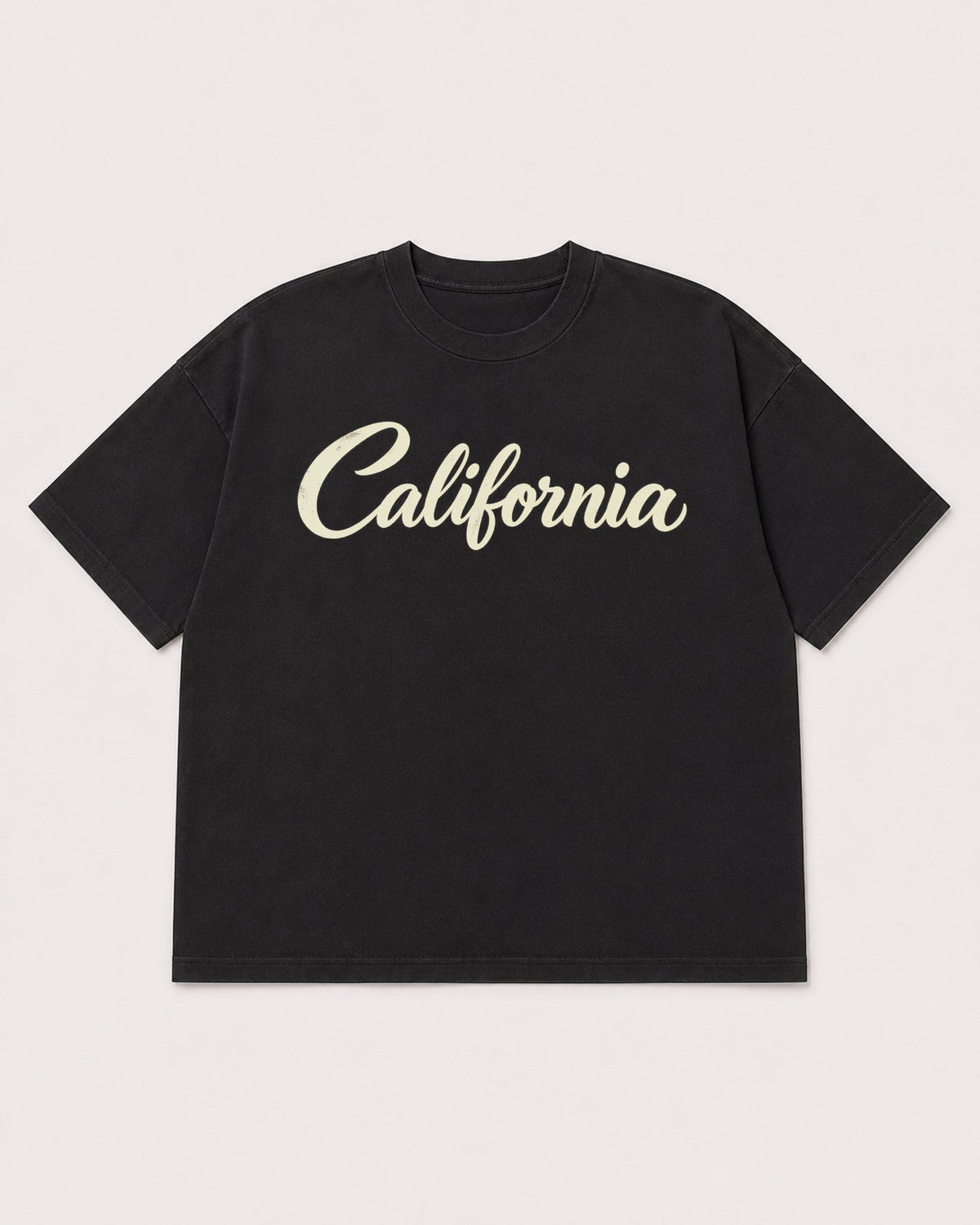 Mockup Boxy Heavyweight Tee Black product