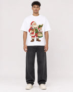 Mockup Boxy Heavyweight Tee White male full-body 20