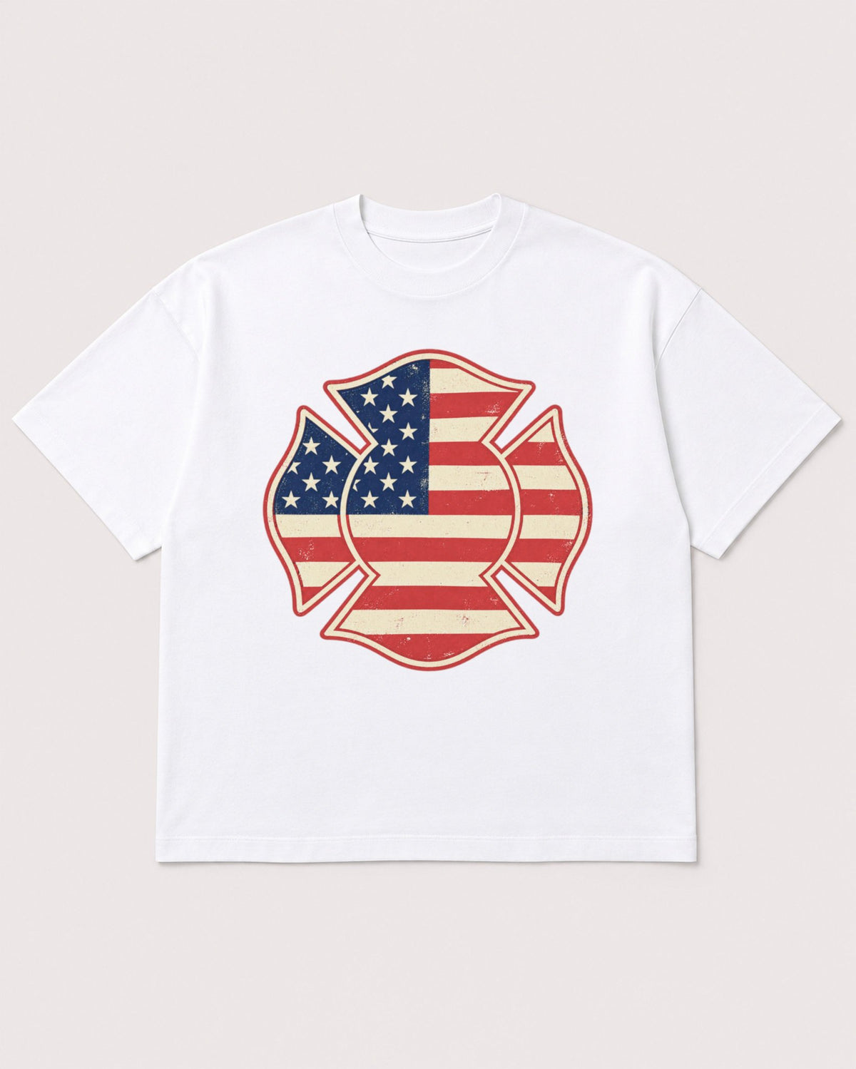 Mockup Boxy Heavyweight Tee White product