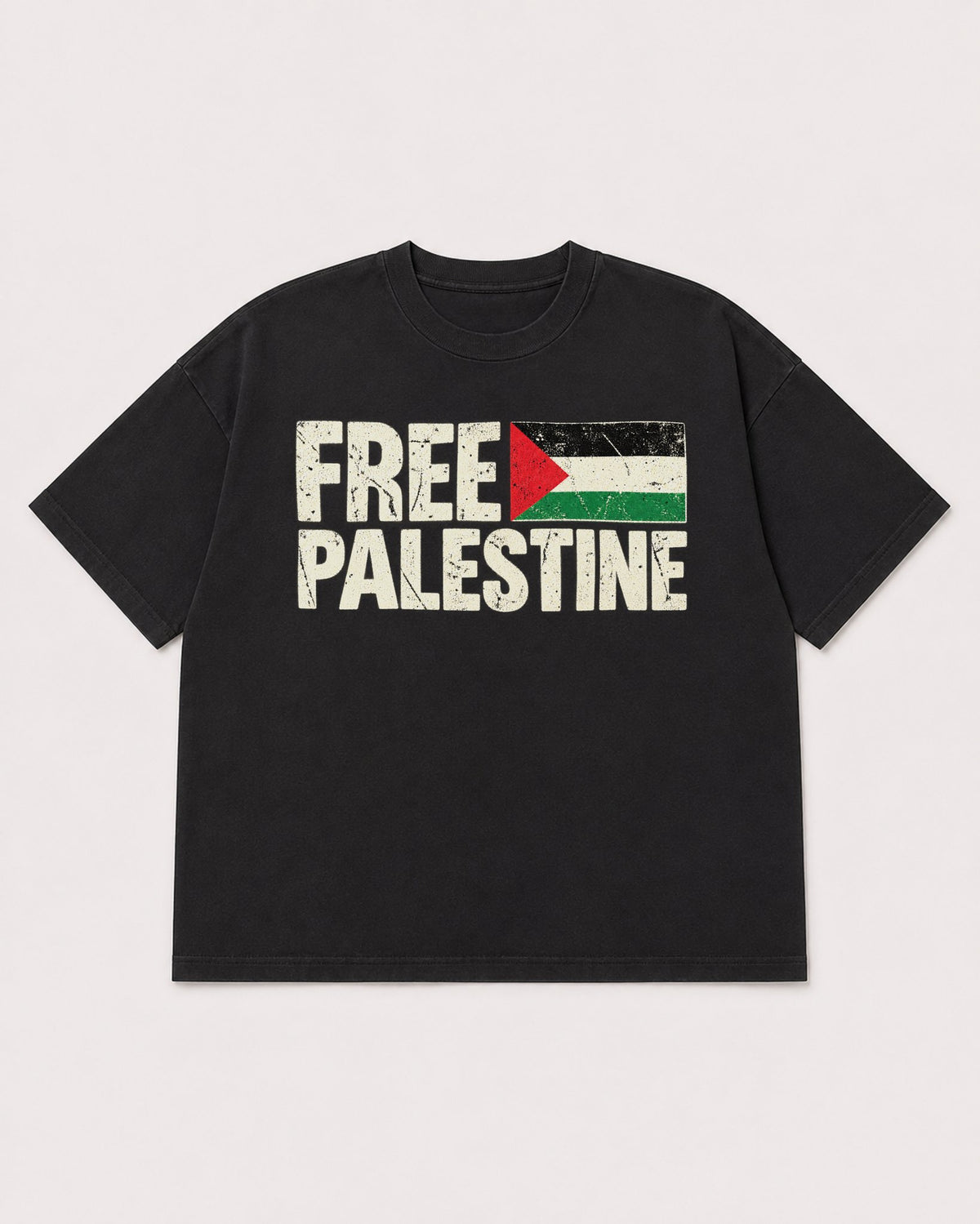 Mockup Boxy Heavyweight Tee Black product