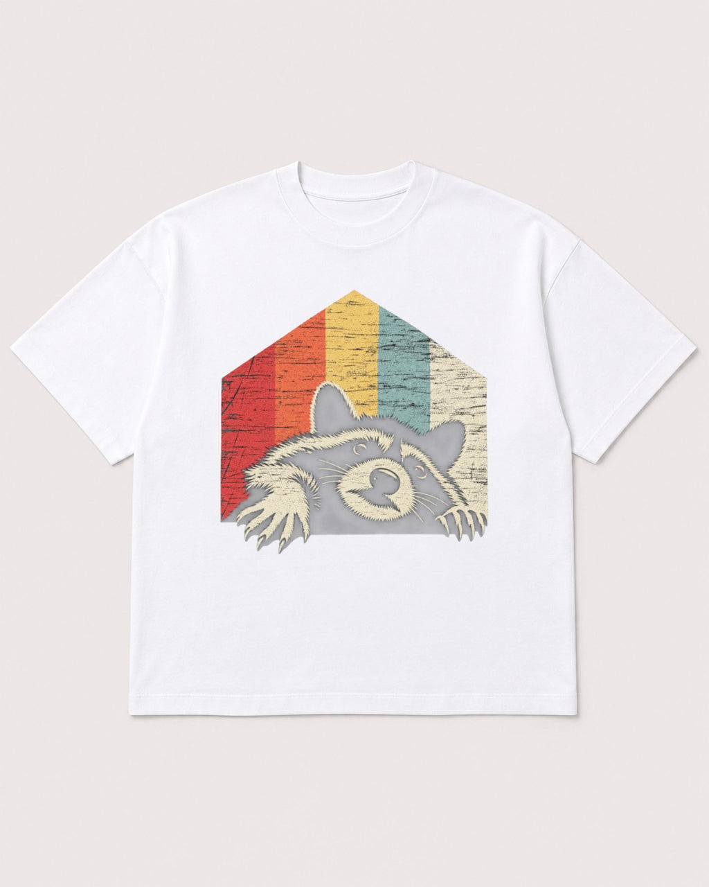 Mockup Boxy Heavyweight Tee White product