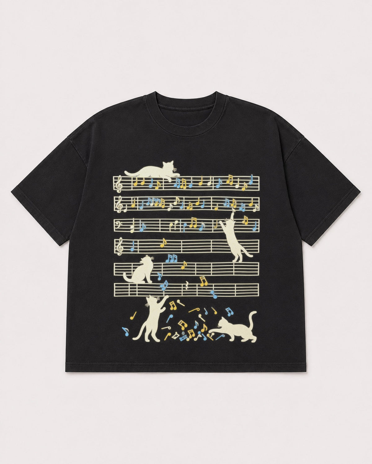 Mockup Boxy Heavyweight Tee Black product