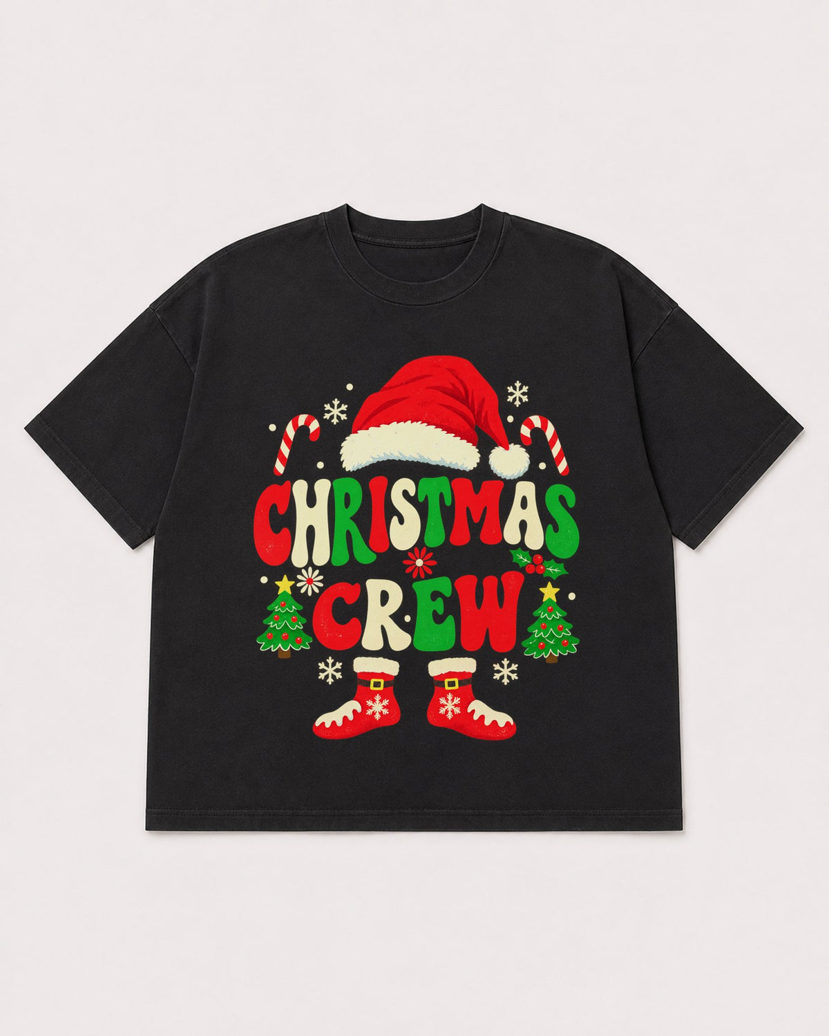 Mockup Boxy Heavyweight Tee Black product